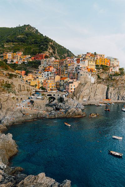 Maisons colorées à Cinque Terre par Yaira Bernabela