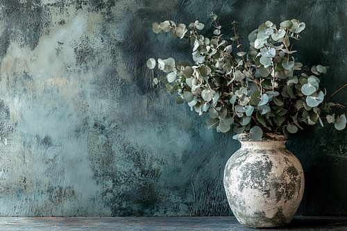 Eucalyptus in rustieke vaas