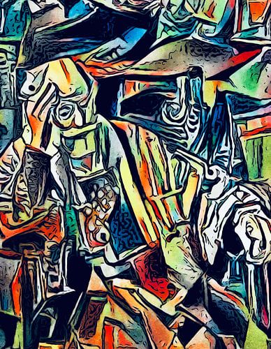 Oude man op een stoel