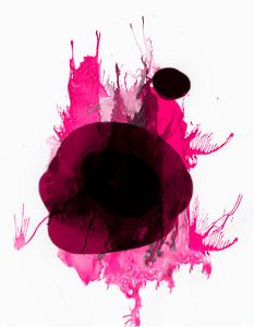 Japandi Zen Magenta Rose Japan Skandinavien Abstrakt