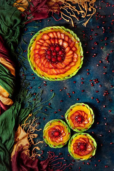 Tarte de fruits colorée, Denisa VLAICU par 1x
