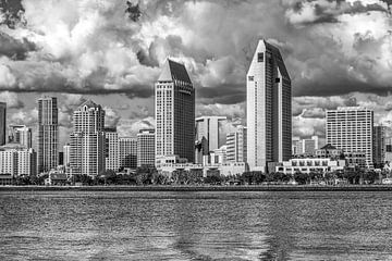 Clouds Over The Skyline - Monochrome by Joseph S Giacalone Photography