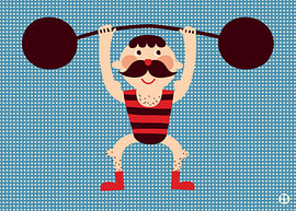 Strong man by Deborah van de Leijgraaf