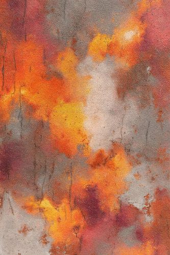 Feuriger Herbstnebel