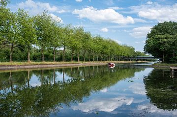 Bocholt, Limburg, Belgien - Bäume, die sich in Bocholt spiegeln Hier von Werner Lerooy