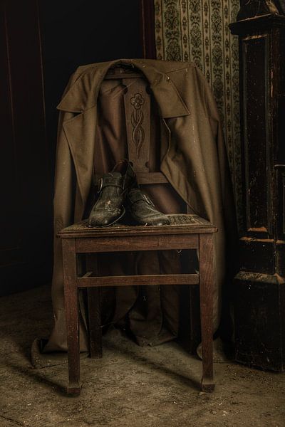 Chair in a ghosthouse by Melvin Meijer