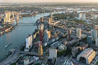 Luchtfoto centrum Rotterdam, Skyline en Martkhal