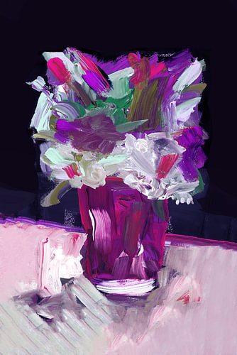 Levendige abstracte bloemen