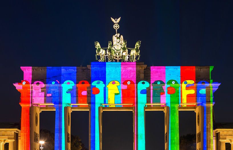 Brandenburger Tor Berlin in besonderem Licht von Frank Herrmann
