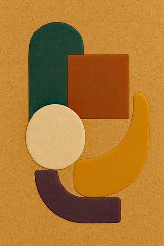 Abstract Vormen Veld