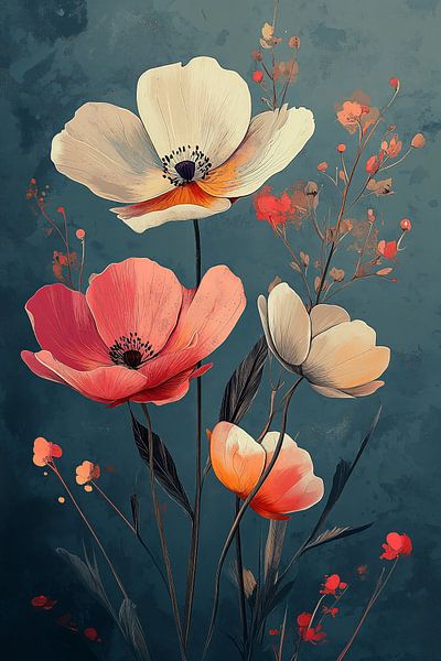 Tanz der zarten Mohnblumen von Studio BB