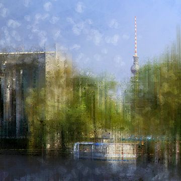 City-Art Berlin River Spree van Melanie Viola