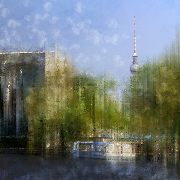 City-Art Berlin Rives de la Spree par Melanie Viola