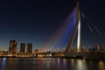 Erasmusbrug Rotterdam by Peter Hooijmeijer