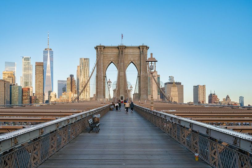 Brooklyn Bridge - New York van Tim Vlielander