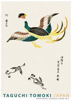 Taguchi Tomoki - Traditionele Japanse Kraanvogel nr. 3 van Old Masters