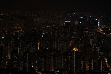Hong Kong Skyline from Beacon Hill sur Andrew Chang