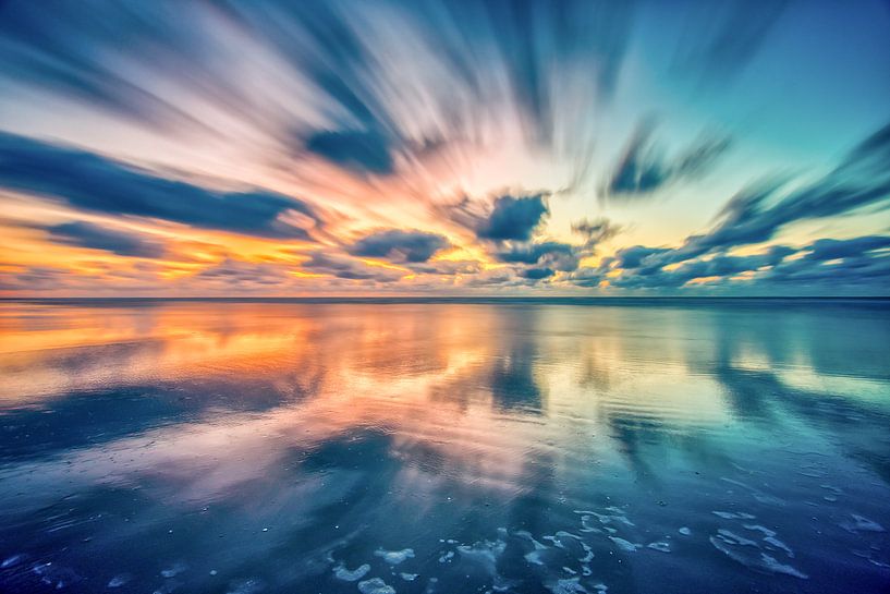 Coucher de soleil sur Ameland par Sterkenburg Media
