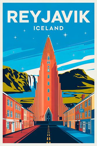 Reykjavik, IJsland.