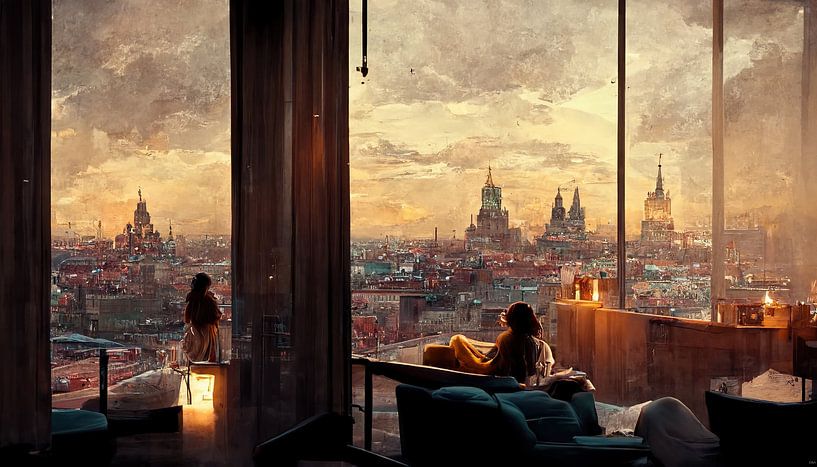 Looking over the Old City by DBArt
