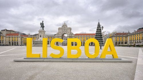 Het stedelijke Lissabon – Modern stadsgezicht aan de Praça do Comércio