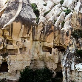 Rotsformaties in Cappadocië van Caroline Bomers