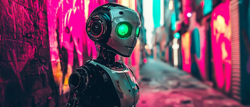 Rencontre futuriste par Poster Art Shop