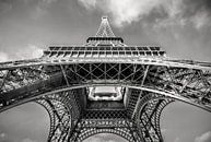 Eiffeltoren in zwart-wit van Ronne Vinkx thumbnail