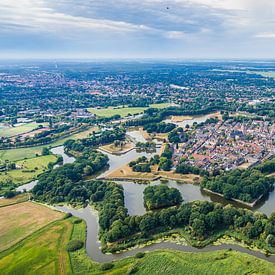 Luchtfotografie en bovenaanzicht van Naarden Vesting van Original Mostert Photography