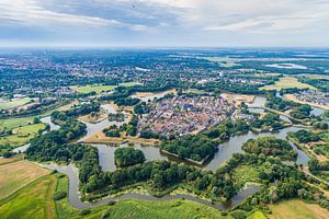 Luftbildaufnahme und Draufsicht auf Naarden Vesting von Original Mostert Photography