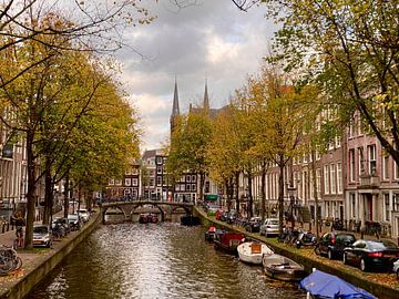 Amsterdam herfst 2022.  Leidsegracht  / Herengracht. van Marianna Pobedimova