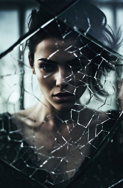 Portrait von fernlichtsicht