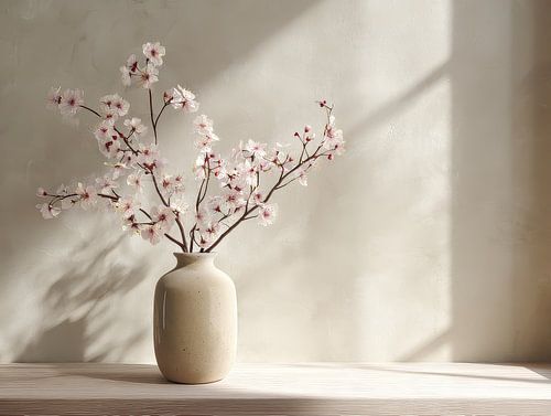 Minimalistische stillevenfotografie Japandi stijl