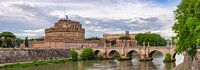 Rome - Engelenbrug - Castel Sant'Angelo van Teun Ruijters thumbnail