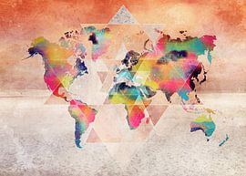 World map 35 #map #worldmap by JBJart Justyna Jaszke