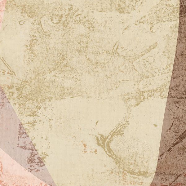 Minimalistische Wabi-Sabi Kunst in Pastellfarben von Abstrakte minimalistische Kunst