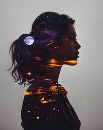 Sky and Moon by Kurator_Things