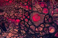 Liquid warm colors: brown shades, champagne, red and khaki color by Marjolijn van den Berg thumbnail