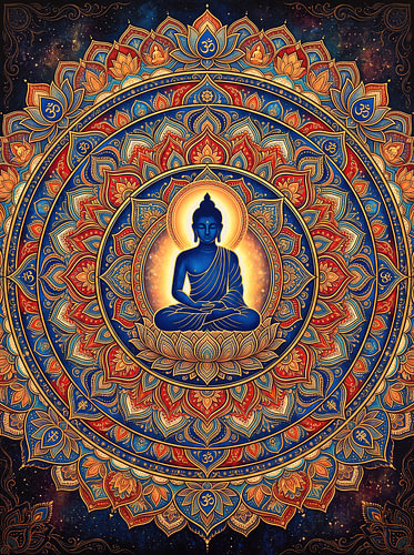 Buddha at the Centre of the Mandala