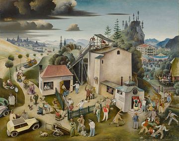 Franz Sedlacek, Oude vrouwenmolen, De molen van verjonging, 1937 van Atelier Liesjes