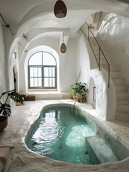 Zwembad in het huis