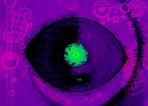 Green Eye von Roswitha Lorz