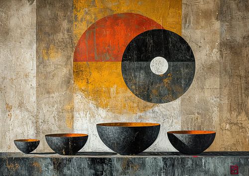 L'équilibre de l'aube cramoisie