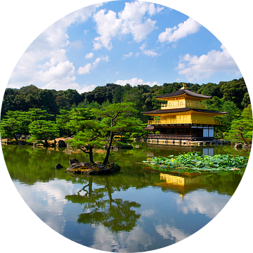 Gouden Tempel Kioto Japan van Menno Boermans