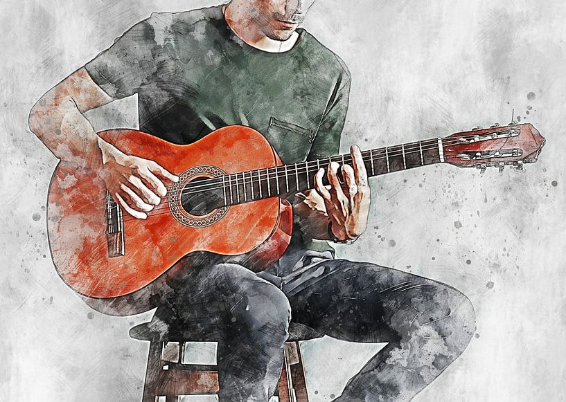 Guitarist by Mateo