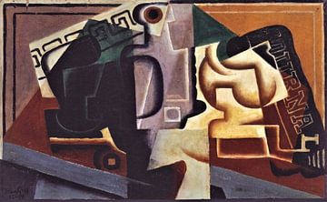 Glass and carafe - Juan Gris