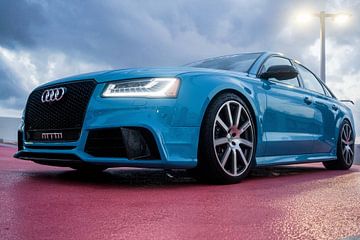 Blue audi by YesItsRobin