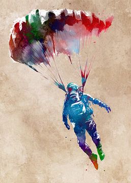 Paratrooper sport art #paratrooper by JBJart Justyna Jaszke