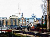 View From the Lock At St Katharine Docks by Dorothy Berry-Lound thumbnail
