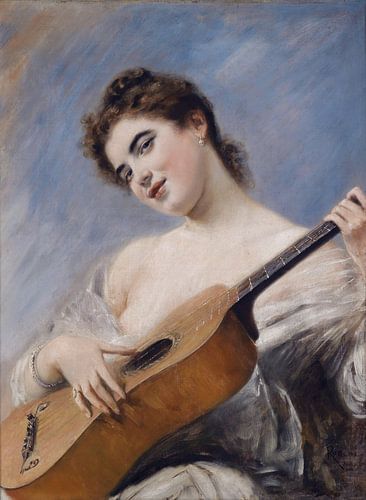 Le guitariste, Franz Russ junior - 1887